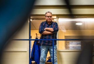 Bertus is altijd bezig met techniek