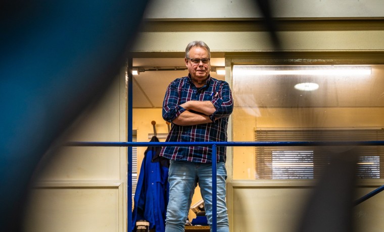Bertus is altijd bezig met techniek